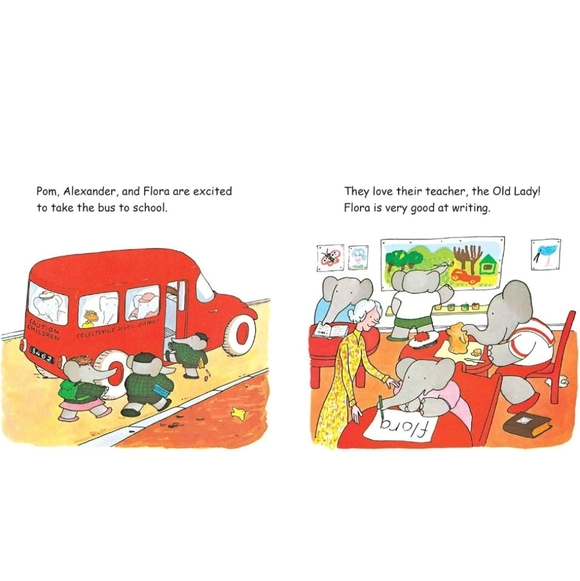 Babar & his family baby toddler board book by Laurent dr Brunhoff - Picture 8 of 9